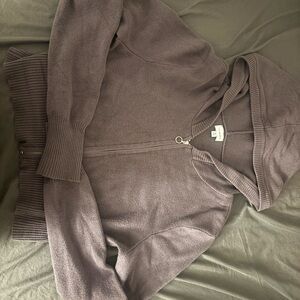 La Hearts Gray Hooded Sweater